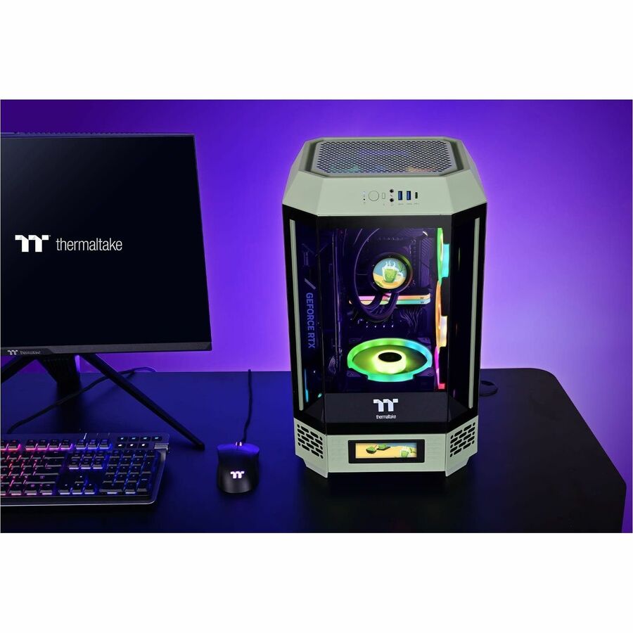 Thermaltake The Tower 250 Matcha Green Mini Tower Chassis Thermaltake The Tower 250 Matcha Green Mini Tower Chassis